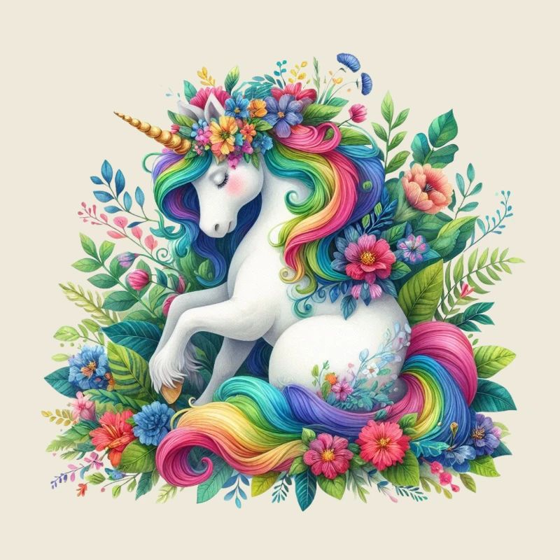 Rainbow Mane Unicorn Bloom