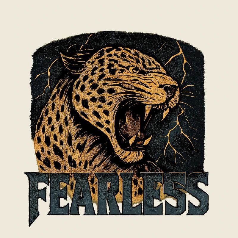 Furchtloser Leopard Power Design