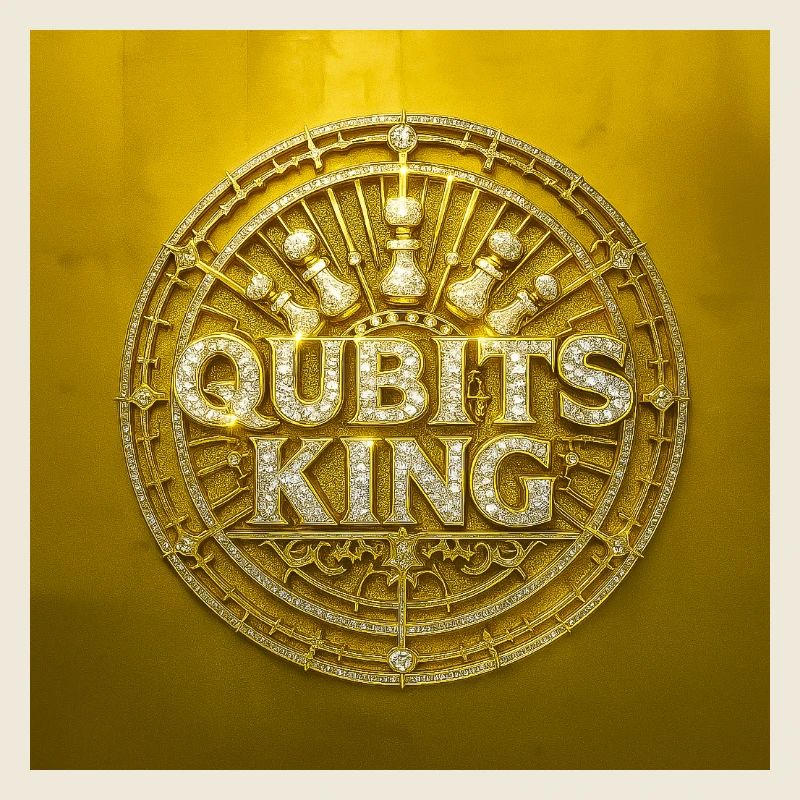 Qubits King Goldmünze Design
