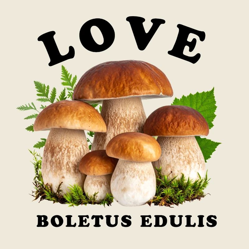 J’adore les cèpes – amour de la forêt