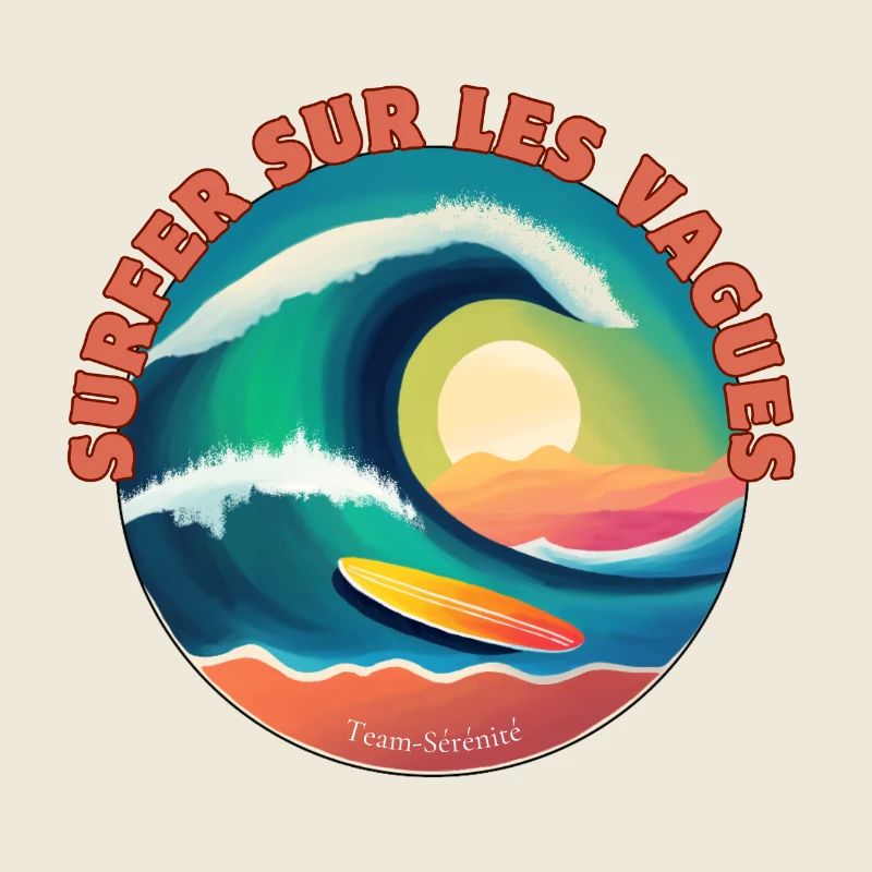 Surfer sur les vagues