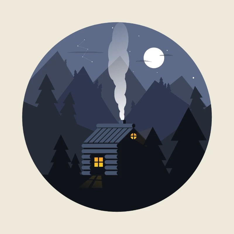 Cabane Nightfall à Pines