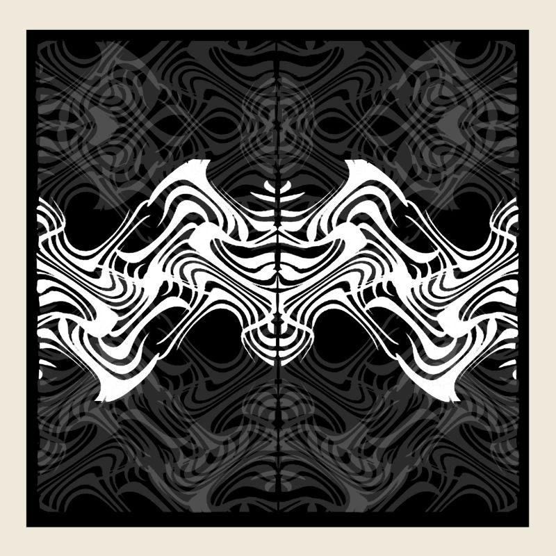 Spiegelnde Spiralmuster