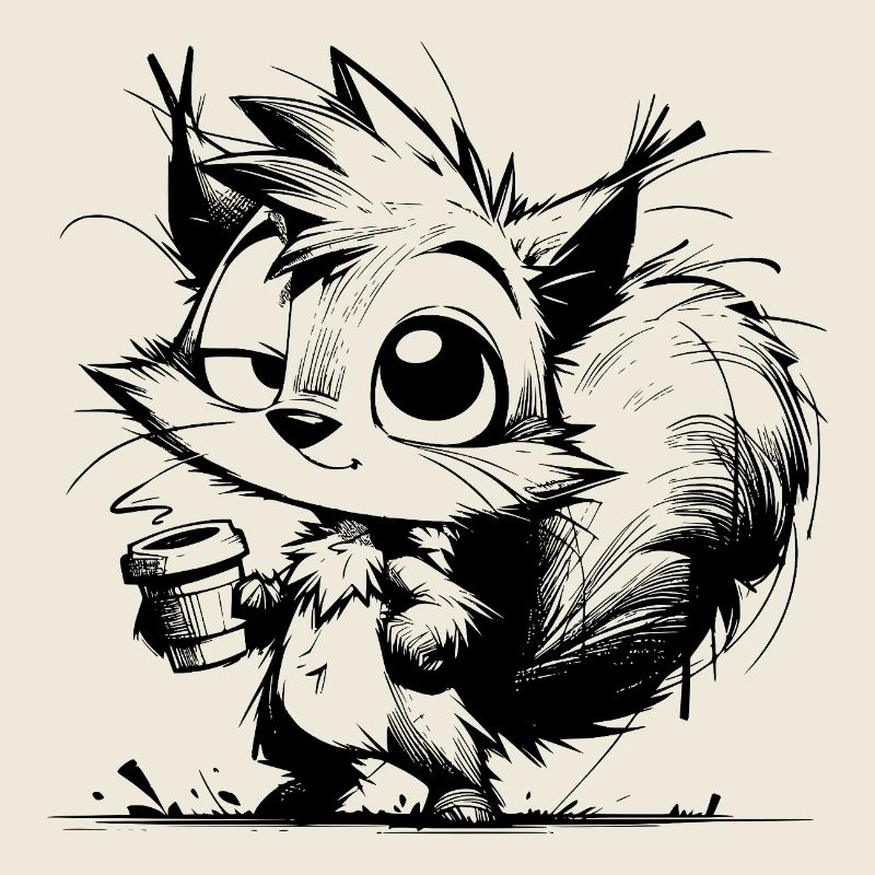 Eichhörnchen noch ein Kaffee? Immer her damit