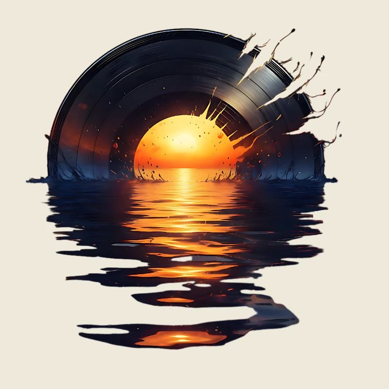 Vinyle Sunset - Le bruit des vagues