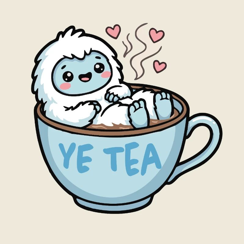 Yeti im Teebecher