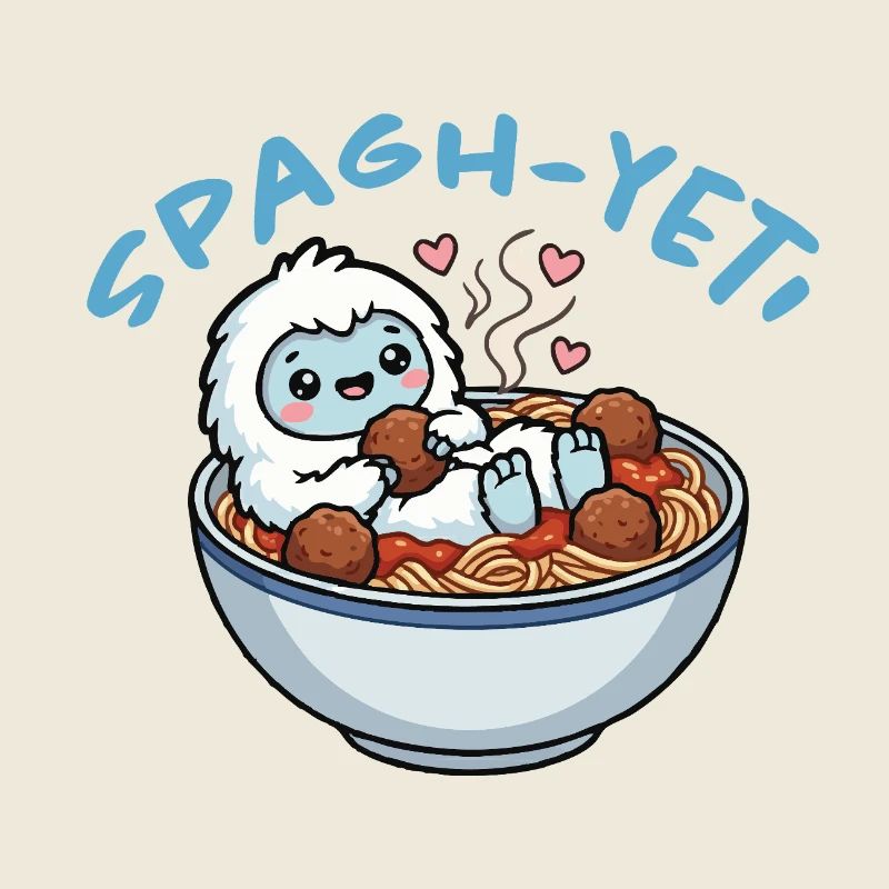 Spaghetti Yeti Kuschelfigur