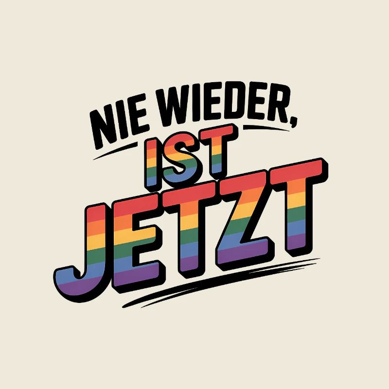 Never again is now! - Cool Pride logo