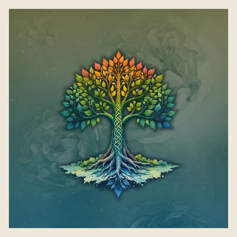 Braided Rainbow Tree