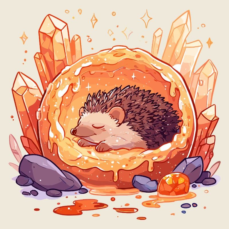 Hérisson dans l’Orbe de Cristal