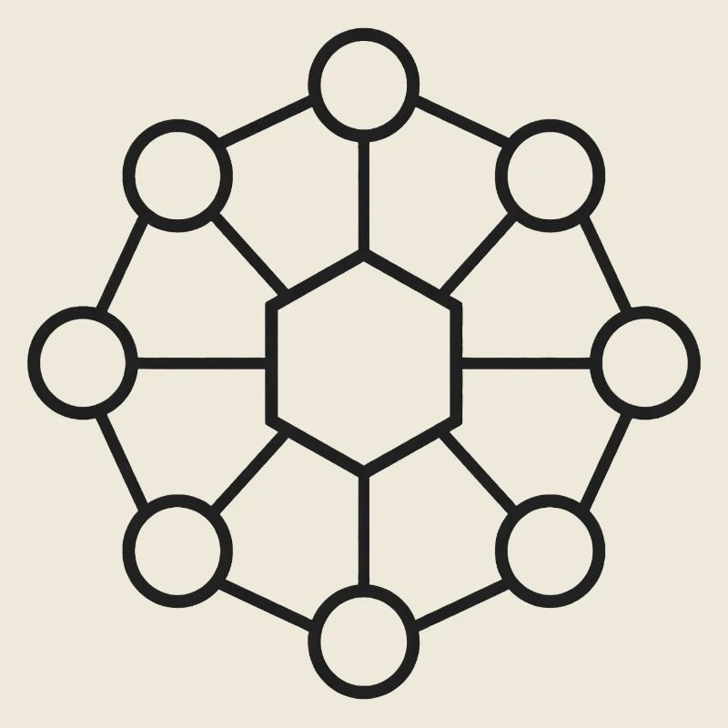 Mandala Hexagonal Géométrique