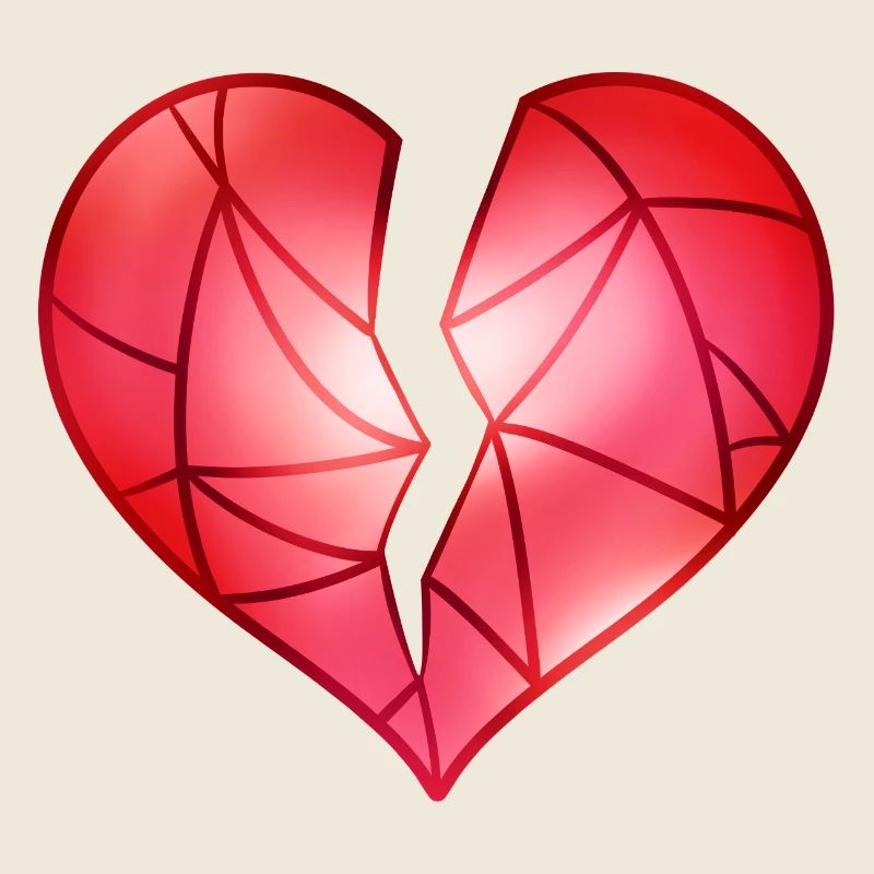 Broken Red Heart