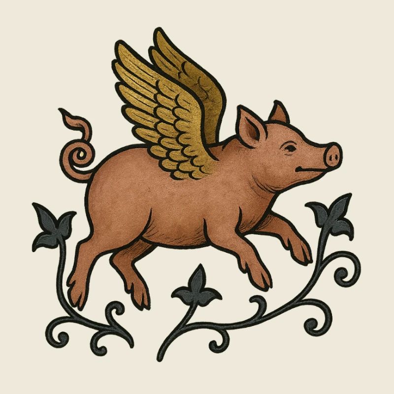Cochon ailé MARGINALIA