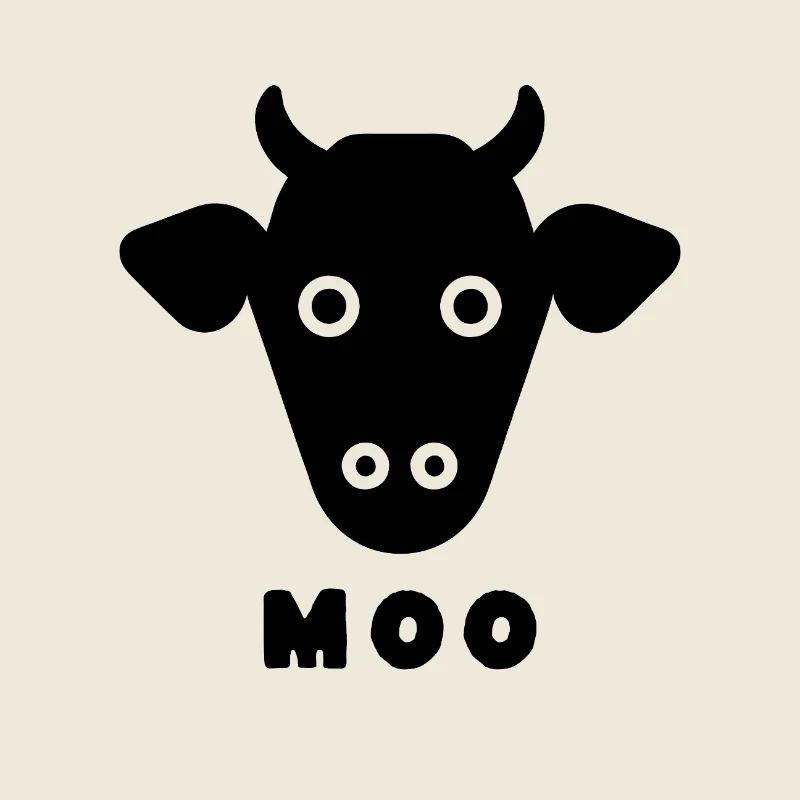 Cow Silhouette Backyard Style