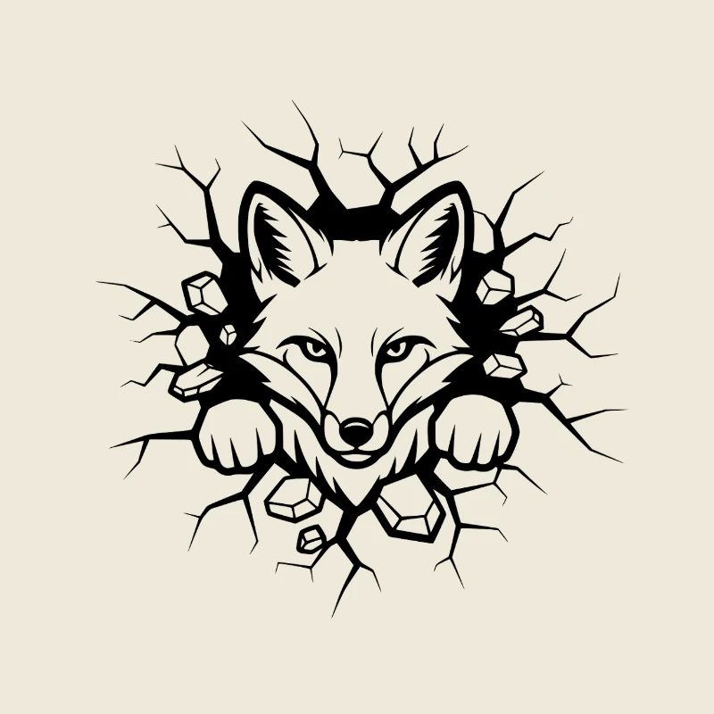Fox Wall Breakthrough Illustration