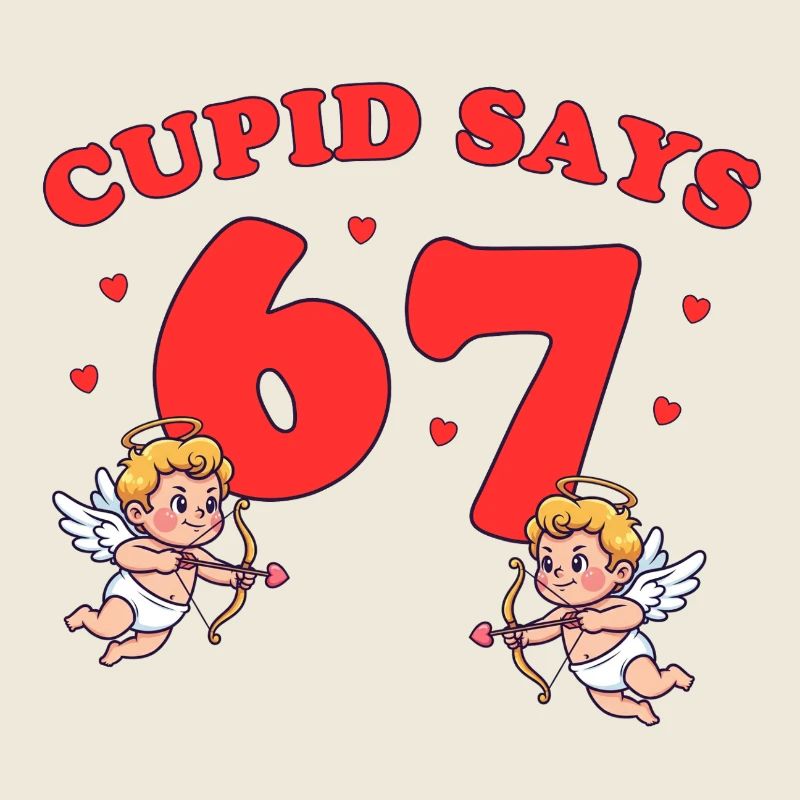 Cupid Says 67 – liebevolles Cupido-Design 