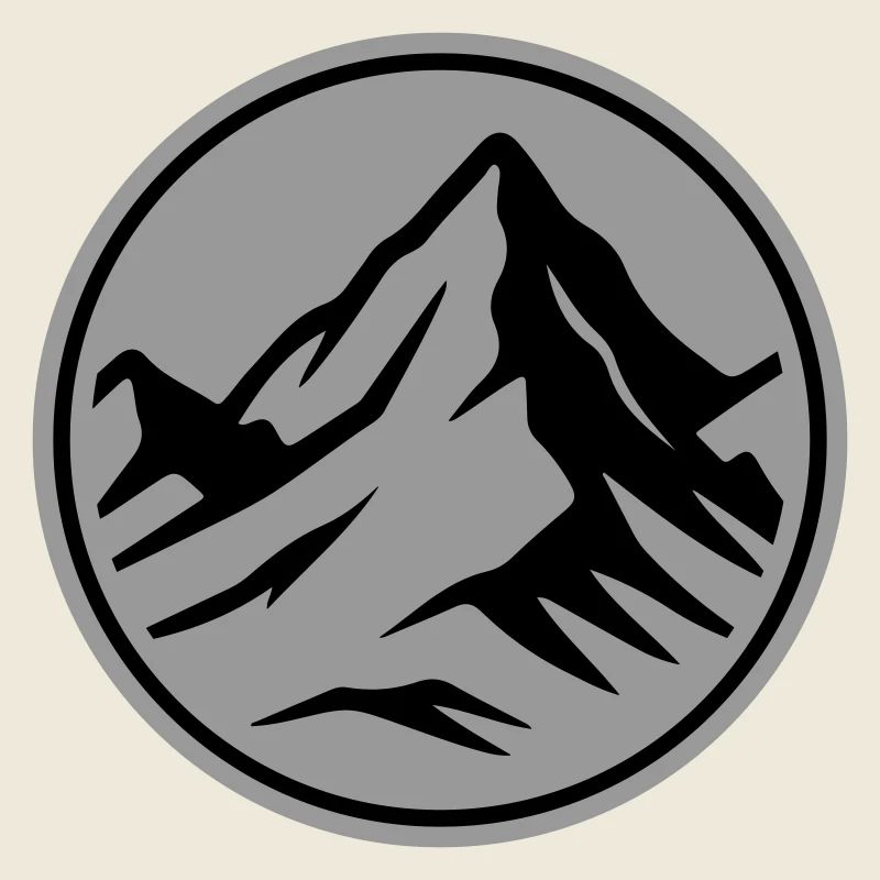 Sommet de l’icône de la montagne