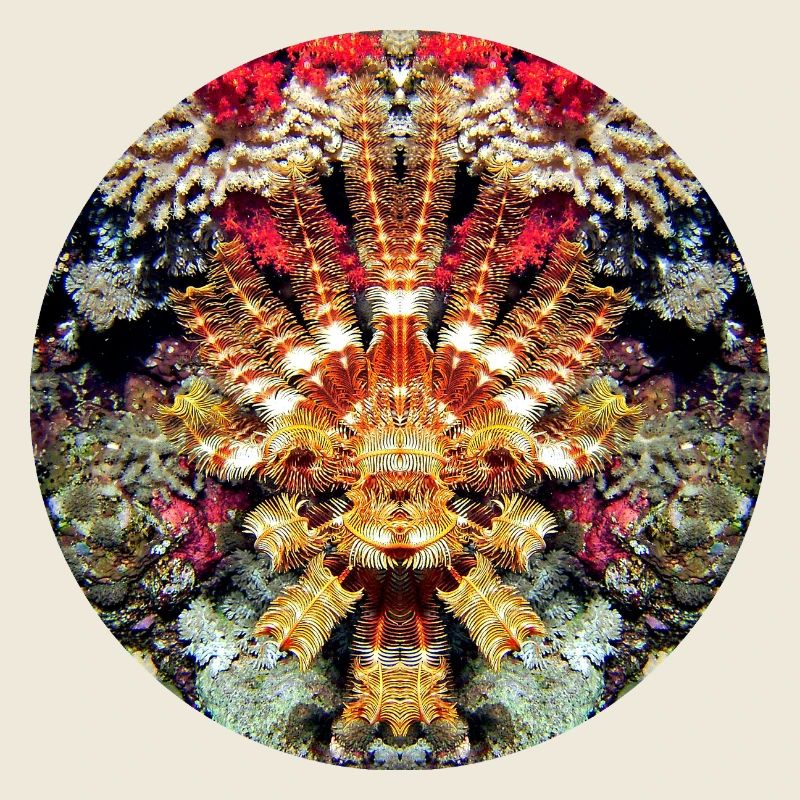 Aquatic Creature Coral Mandala