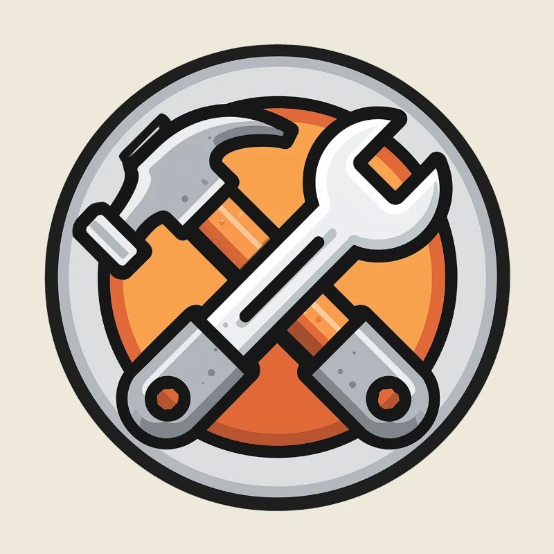 Tools in hand, handyman always ready, handyman
