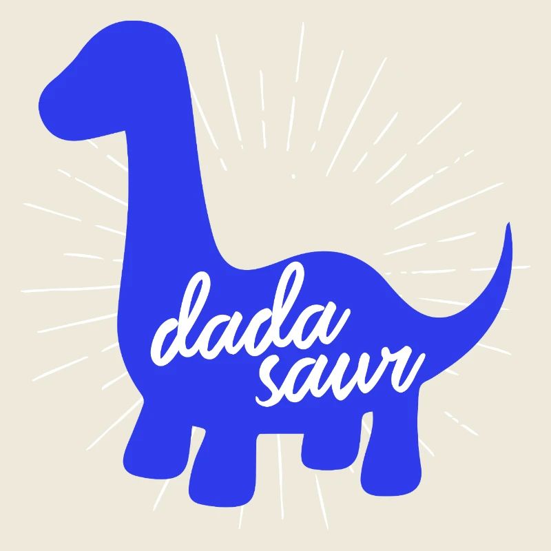 Conception du slogan drôle de dinosaure Daddysaurus Rex