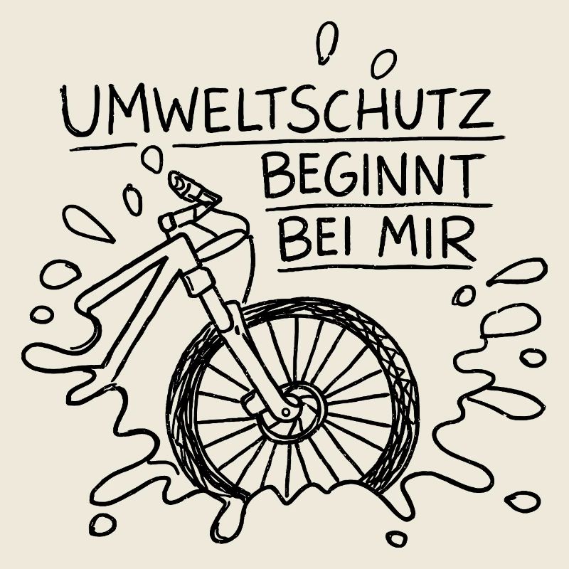 Environmental protection starts with me Bicycle