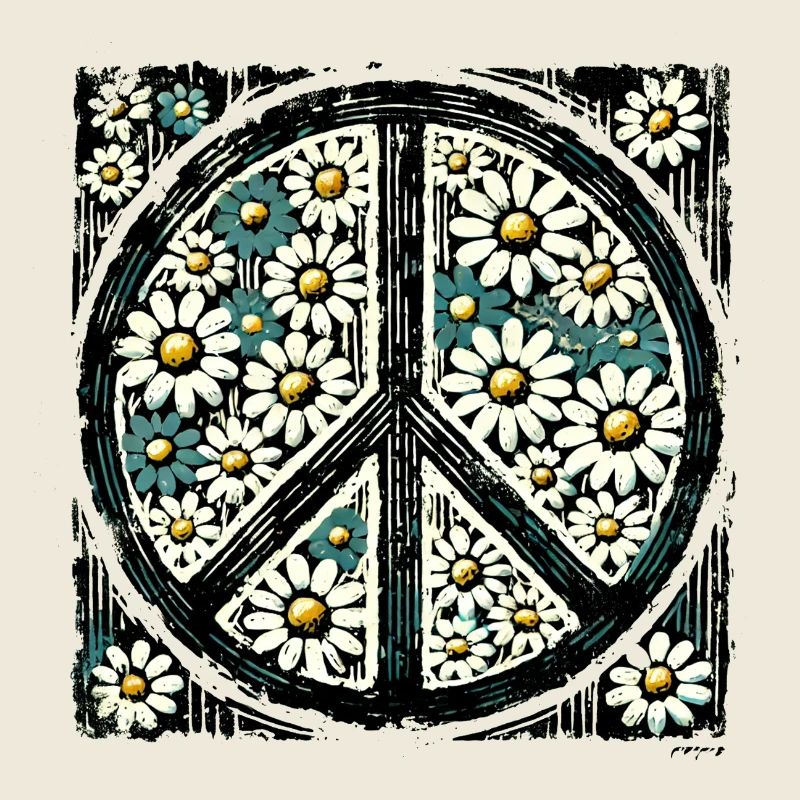 Daisy Peace Blumenemblem