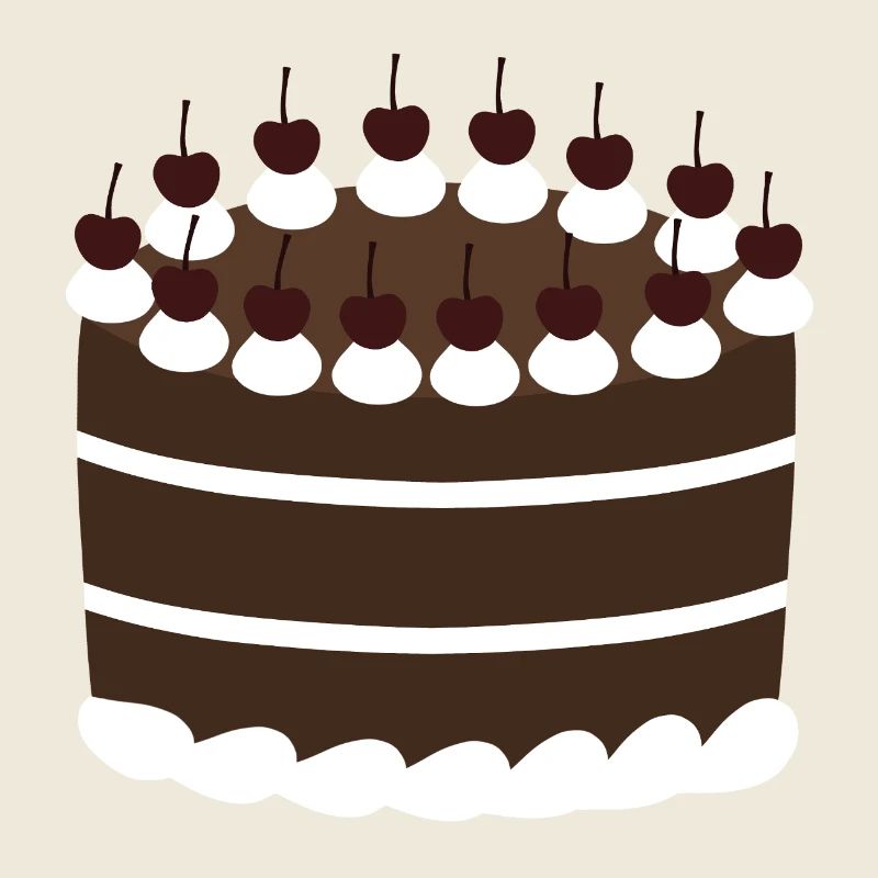 Cherry Chocolate Black Forest Layer Cake