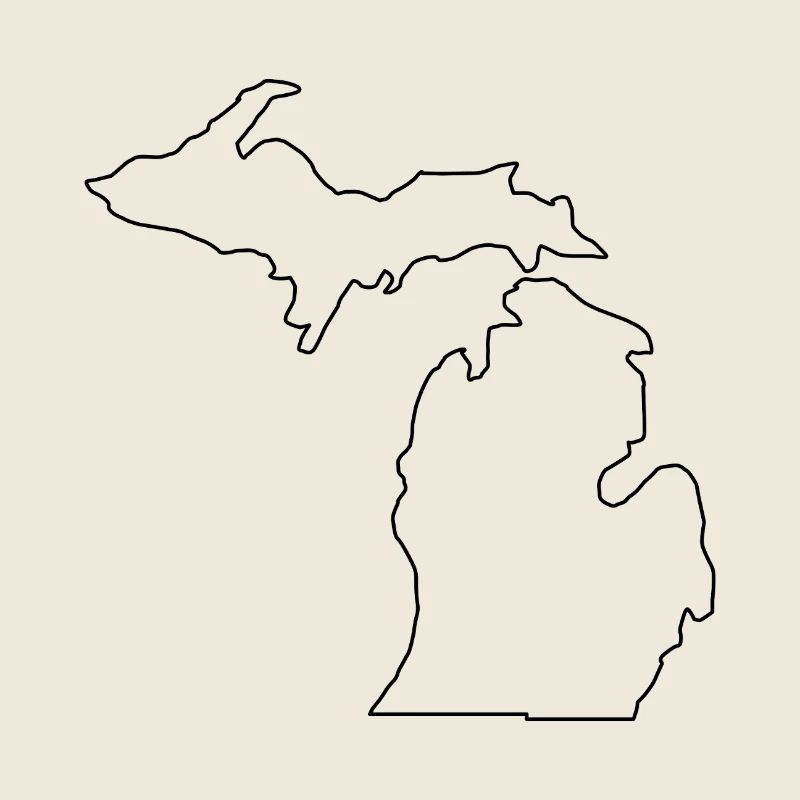 Michigan map