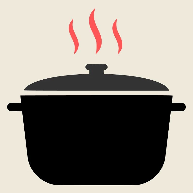 Kochtopf Dampf Kochen