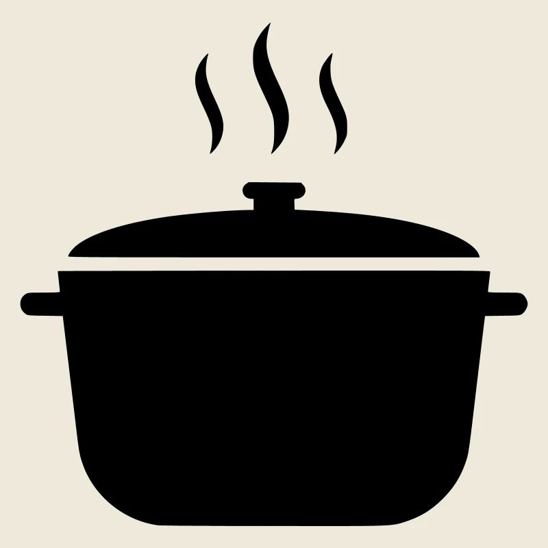 Icône vapeur de soupe de la marmite