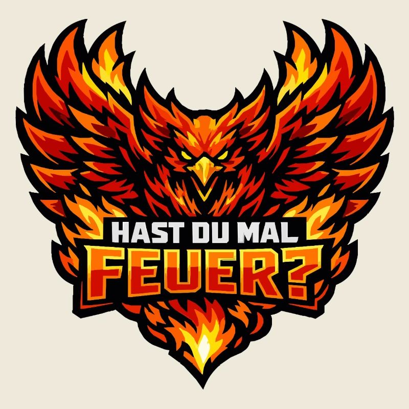 Hast du Mal Feuer Phönix - Makaberer Spruch
