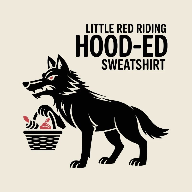 Märchen Wolf mit Korb