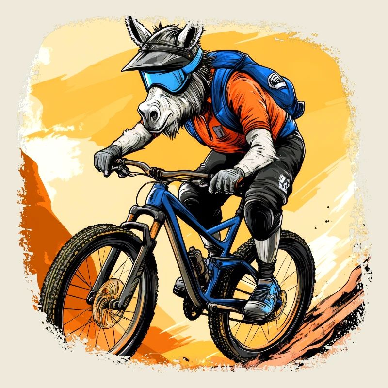 Vélo de montagne âne / Âne à vélo