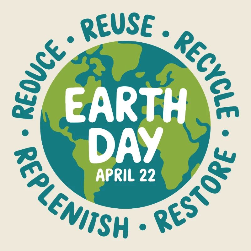 Earth Day Circle: Reduce Reuse Recycle