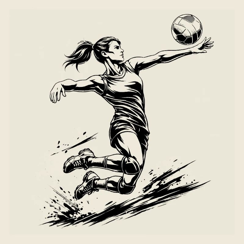 Volleyball Power – Dynamic Player