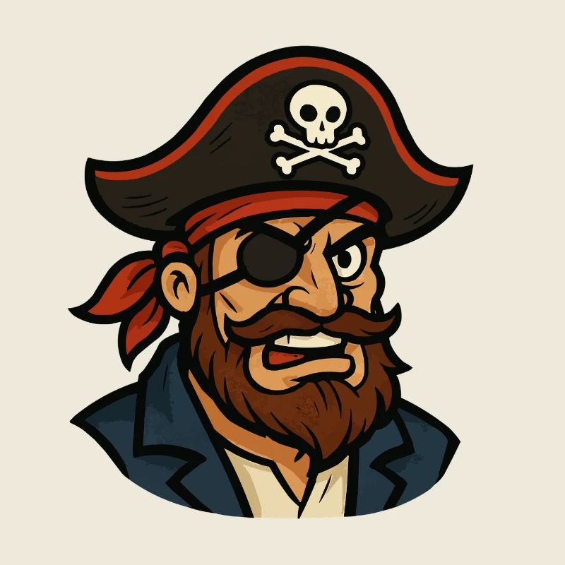 Capitaine pirate Cache-œil