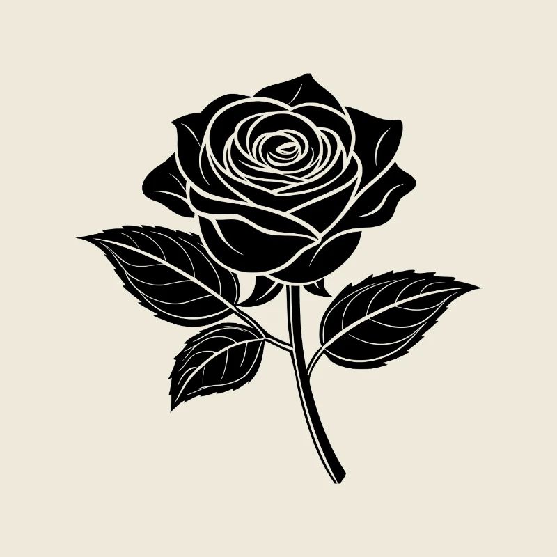 Vollblühende Rose