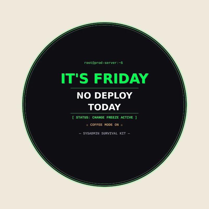 It's Friday – No Deploy Today