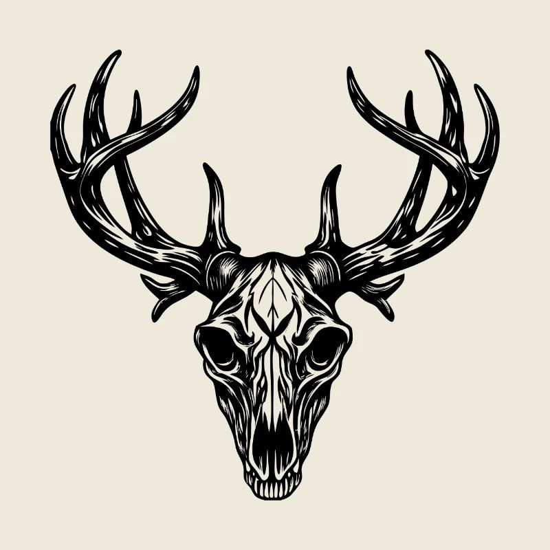 Crâne de cerf