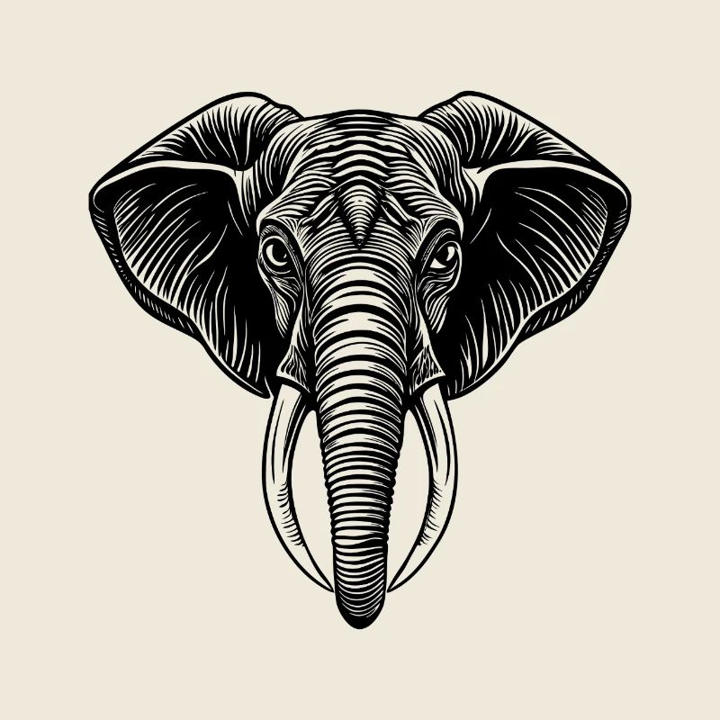 Tête d’éléphant