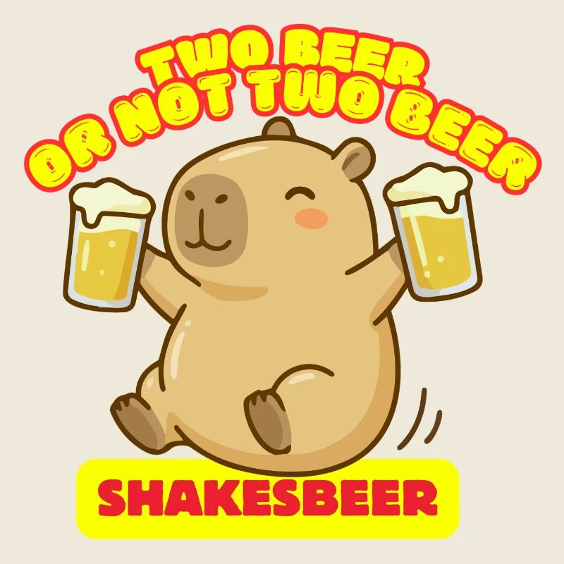 Zwei Bier oder nicht zwei Bier – Shakesbeer – Capybara