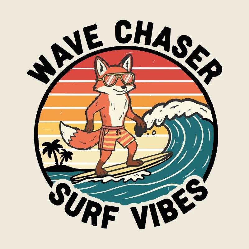 Fox Surfer Wave Chaser Surf-Vibes