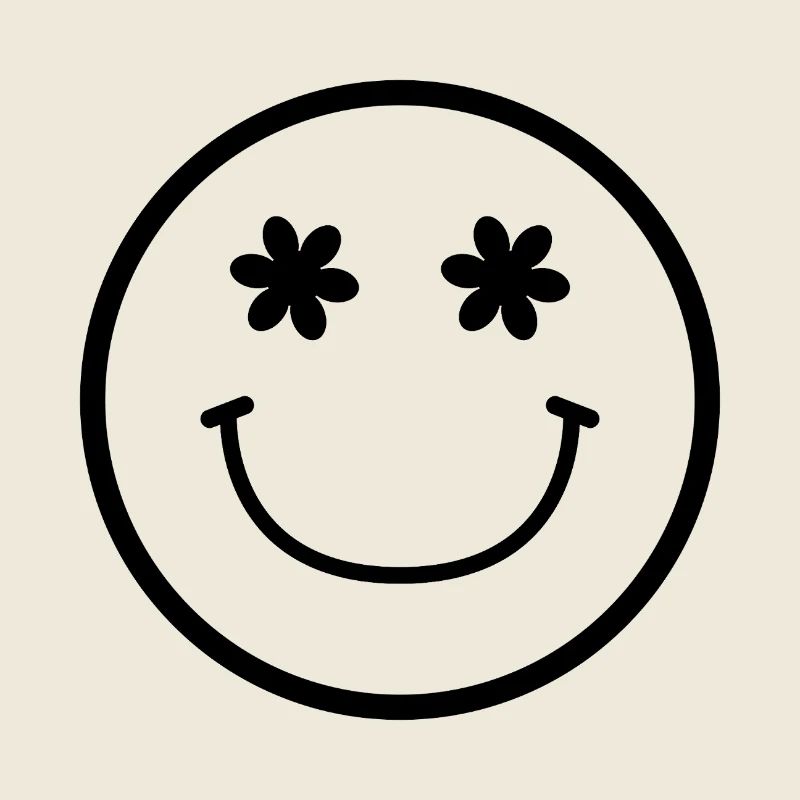 Visage souriant
