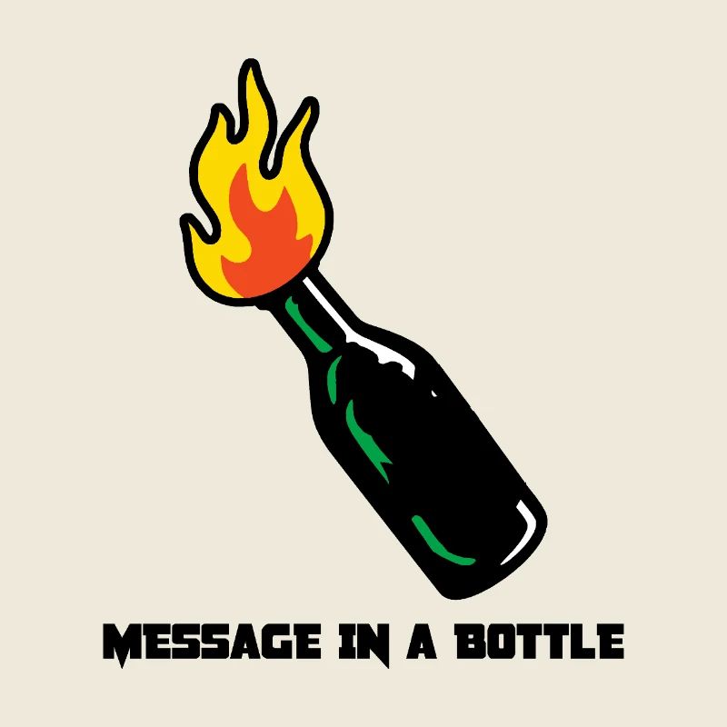 Message in a Bottle - rebellious mood and rock