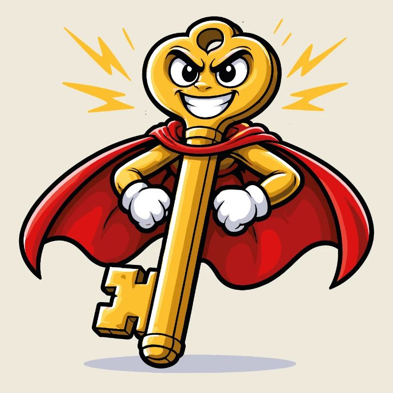 Uralter Superheldenschlüssel
