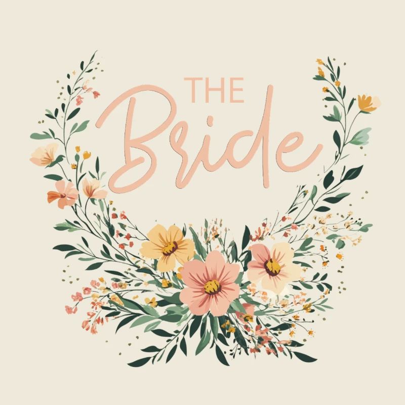 THE BRIDE! BOHO BLUMEN