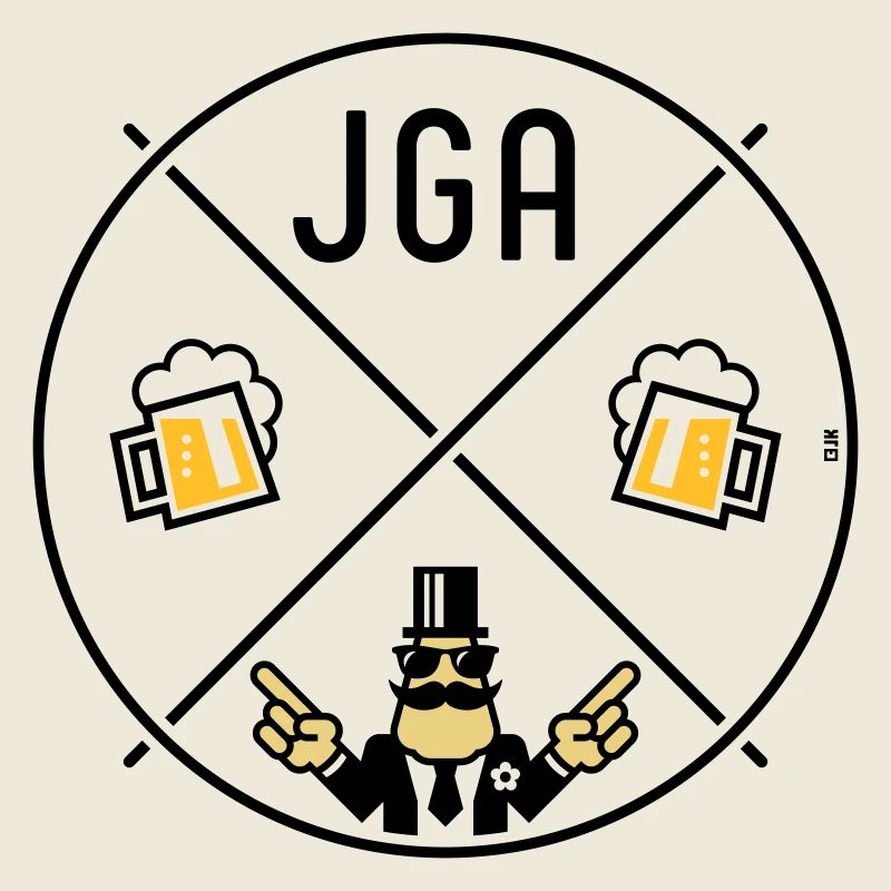 Bachelor Party Groom Hand Signal Beer Circle Symbol POS 3C