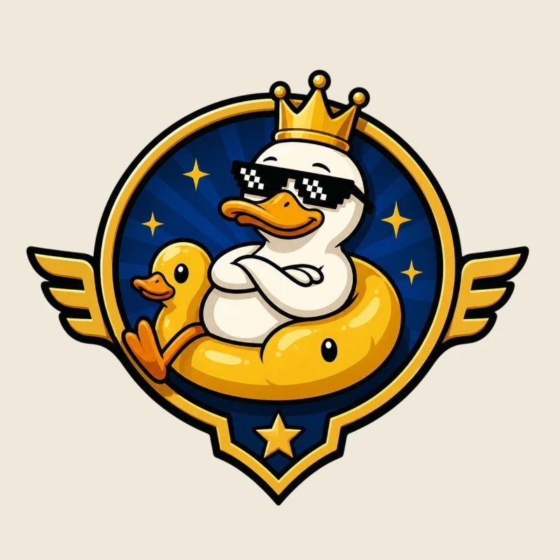 King Duck with Sunglasses