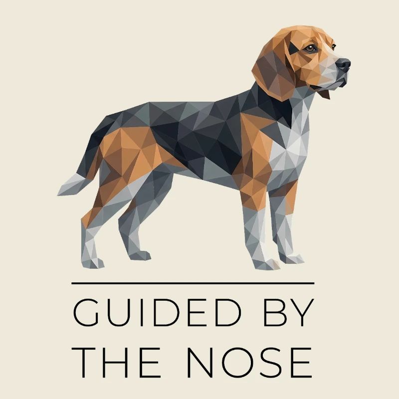 Art Beagle Low-Poly - Guidé par le nez