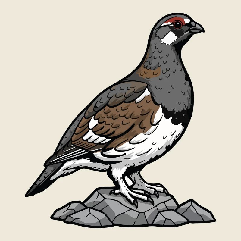 Perdrix Rouge Nature Oiseau Red-legged Partridge